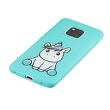 For HUAWEI MATE 20 pro Pure Color Phone Cover Cute Cartoon Phone Case Lightweight Soft TPU Phone Case with Matching Pattern Adjustable Bracket 5