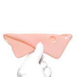 For HUAWEI Y6 2019 Lovely Candy Color Matte TPU Anti-scratch Non-slip Protective Cover Back Case Light pink