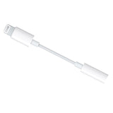 Lightning Adapter to 3.5mm Headphone Adapter for iPhone 6/6s/7/7 Plus/8/X White