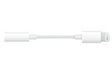 Lightning Adapter to 3.5mm Headphone Adapter for iPhone 6/6s/7/7 Plus/8/X White