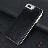 Multifunction Magnetic Leather Wallet Case Card Slot Shockproof Full Protection Cover for iPhone X 7/8 7/8 Plus black