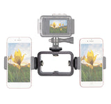 Camera Holder Bracket Three-position Clip Mobile Phone Holder Multi-position Rack Black