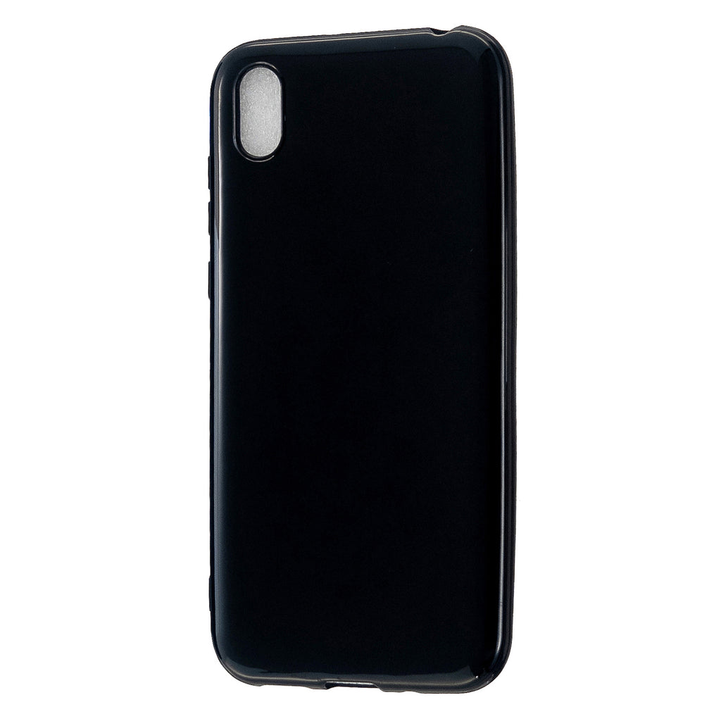 For HUAWEI Y5 2018/2019 TPU Phone Case Simple Profile Delicate Finish Cellphone Cover Full Body Protection Bright black
