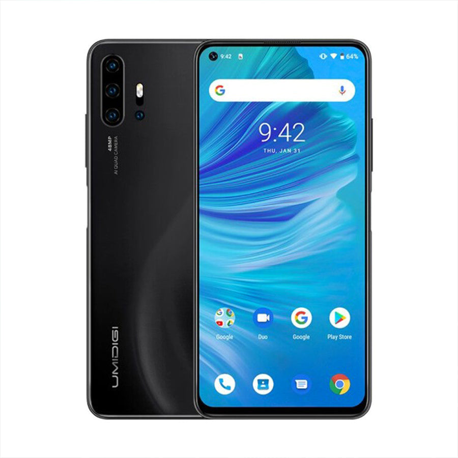 UMIDIGI F2 Android 10 6.53""FHD+6GB 128GB 48MP Smartphone black