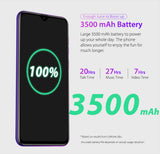 Ulefone Note 7 3G Phablet 6.1 Inch Android 8.1 (Go Edition) MT6580A Quad-core 1.3GHz 1GB RAM 16GB ROM Smartphone Purple