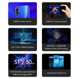 UMIDIGI F2 Android 10 6.53-inch FHD+6GB 128GB 48MP Smartphone blue