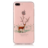 TPU Soft Shockproof Protective Phone Shell for iPhone7Plus Case Christmas Style Gifts