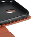 For Samsung J7 PLUS/J7+ Full Protective Clip Case Cover PU Stylish Shell with Card Slot blue