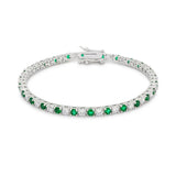 Evergreen Tennis Bracelet