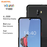 OUKITEL Y1000  6.1inch Waterdrop Display Mobile Phone 8MP+5MP 2G+32G Dual SIM 4 Core Android Phone Black