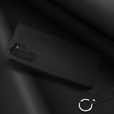 DUX DUCIS For Samsung NOTE 10 PLUS Luxury Genuine Leather Magnetic Flip Cover Full Protective Case with Bracket Card Slot black