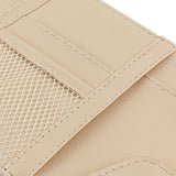 Car Sun Visor Card Holder Glasses Clip with Mobile Phone Bag gray