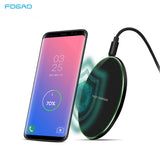 Wireless Magnetic Charger Ultra-thin Aluminum Alloy Quick Charge15wqi Charger 15 w white
