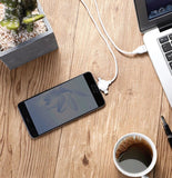 Joyroom L317 2.4A Nylon Braided USB Charging Cable 3 in 1 for Apple / Android / Type-c Cable white_white