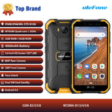 Ulefone Armor X6 Phone 5.0inch HD Screen 2G RAM+16GB ROM Memory 5MP+8MP Camera 4000mAh Battery Android 9.0 OS black