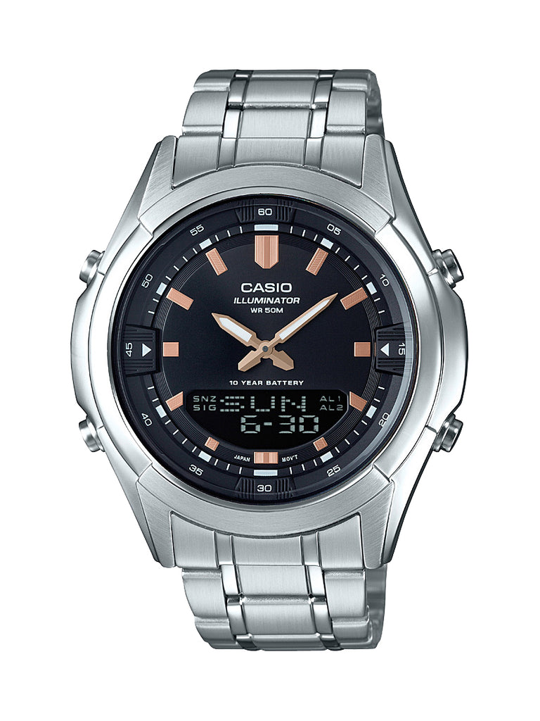 Casio Mens Analog Digital Combination Dress Watch