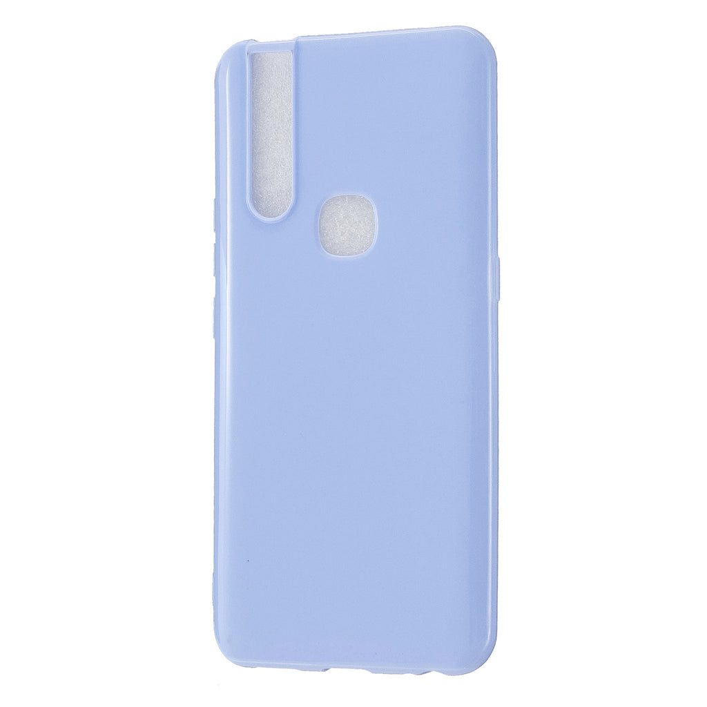 For VIVO V15/V15 Pro Cellphone Cover Slim Thin TPU Case Shock Absorption Mobile Phone Protective Cover Taro purple