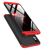 For XIAOMI Redmi S2/Y2 Ultra Slim Back Cover Non-slip Shockproof 360 Degree Full Protective Case red