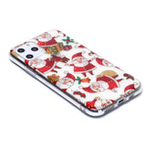 For Apple iPhone11 Pro Max Mobile Shell Soft TPU Phone Case Smartphone Cover Elk Snow Christmas Series Pattern Protective Shell