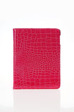 Dragonpad? 360 Degrees Rotating Stand Pu Leather Case for Ipad 3 (Pink Crocodile Color)