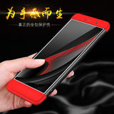 For HUAWEI Honor 6X/GR5 2017 3 in 1 Hybrid Hard Case Full Body 360 Degree Protection Back Cover  Red black red