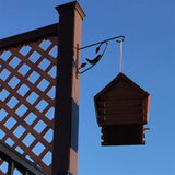 Hanging Plant Bracket Hook Iron Decorative Plant Hanger for Flower Basket Bird Feeder Lanterns 2pcs