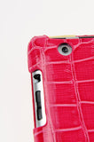 Dragonpad? 360 Degrees Rotating Stand Pu Leather Case for Ipad 3 (Pink Crocodile Color)