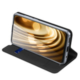 DUX DUCIS For Moto G8/G8 Power Leather Mobile Phone Cover Magnetic Protective Case Bracket with Cards Slot black_Moto G8 Power