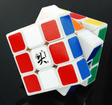 Magic Puzzle Speed Cube 3x3x3 Dayan World Record Competition White Edge