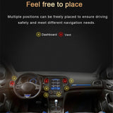 Creative Air Vent Magnetic Clock Phone Holder 12 the Magnet for Mobile Navigation Magnet Stand black