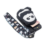 For Iphone 5 / 5S / SE Cartoon Hanging Lanyard + Fall Resistant Cartoon TPU Full Protective Mobile Phone Cover with Coin Purse 3 deep pink piglets