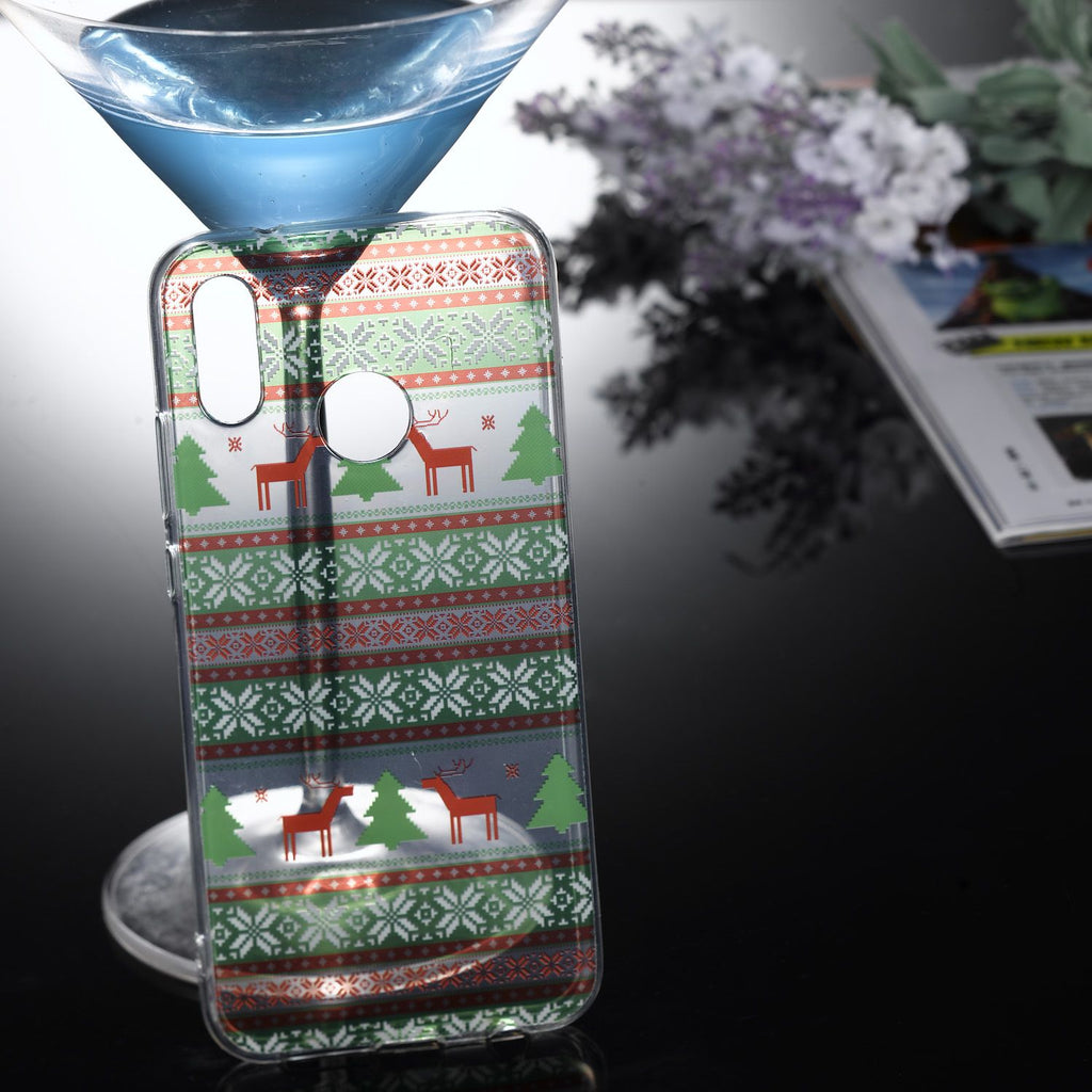 Christmas Style Anti-dust Shell Soft TPU Protective Phone Cover for Huawei P20 Pro