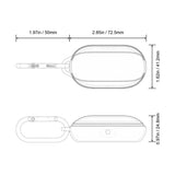 Earphone Case Silicone Cover for SAMSUNG Galaxy Buds2019 Bluetooth Headset Anti-drop Dustproof Storage Shell pink