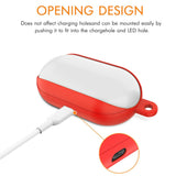 Earphone Case Silicone Cover for SAMSUNG Galaxy Buds2019 Bluetooth Headset Anti-drop Dustproof Storage Shell pink