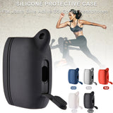 Soft Silicone Case For Jabra Elite Active 65T Sports Earbuds Storage Cover Scratchproof Shock Resistant Anti-lost Earphones Shell black