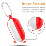 Earphone Case Silicone Cover for SAMSUNG Galaxy Buds2019 Bluetooth Headset Anti-drop Dustproof Storage Shell pink