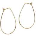 Hoops - Teardrop M - Gold