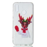 Christmas Style Anti-dust Shell Soft TPU Protective Phone Cover for Huawei P20 Pro