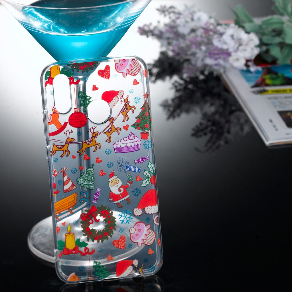 Christmas Style Anti-dust Shell Soft TPU Protective Phone Cover for Huawei P20 Pro