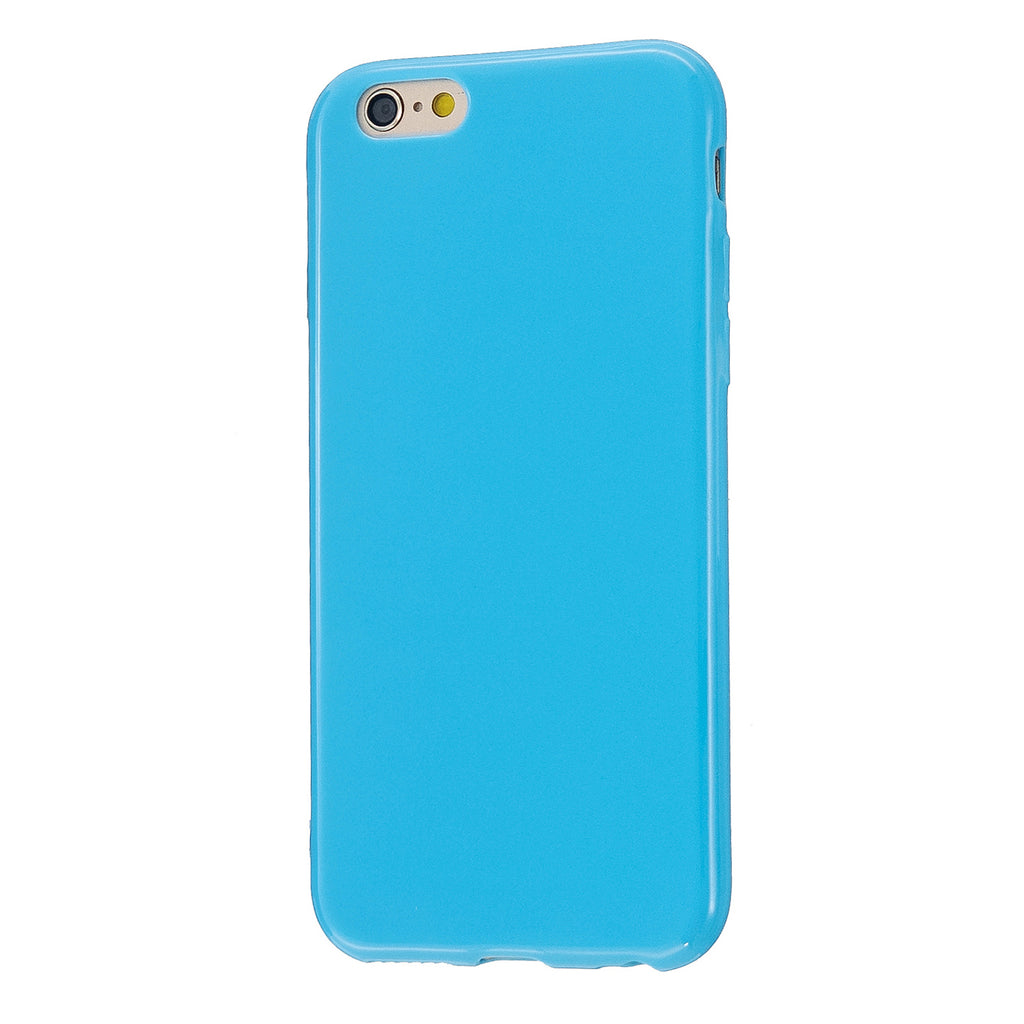 For iPhone 5/5S/SE/6/6S/6 Plus/6S Plus/7/8/7 Plus/8 Plus Cellphone Cover Soft TPU Bumper Protector Phone Shell Ocean blue