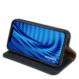 DUX DUCIS for iPhone 11 pro MAX 2019 Luxury Genuine Leather Magnetic Flip Cover Full Protective Case with Bracket Card Slot Royal blue