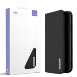 DUX DUCIS for iPhone 11 pro MAX 2019 Luxury Genuine Leather Magnetic Flip Cover Full Protective Case with Bracket Card Slot black