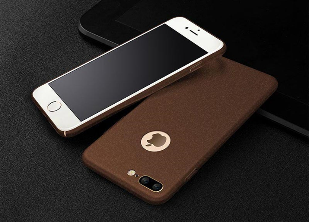 Thin Hard Protect Case 360?? All-inclusive PC Back Cover Bumper for iPhone 7 Matte Black058P