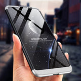 For HUAWEI HONOR 8A Ultra Slim PC Back Cover Non-slip Shockproof 360 Degree Full Protective Case black