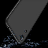 For HUAWEI HONOR 8A Ultra Slim PC Back Cover Non-slip Shockproof 360 Degree Full Protective Case black