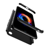 For HUAWEI HONOR 8A Ultra Slim PC Back Cover Non-slip Shockproof 360 Degree Full Protective Case black