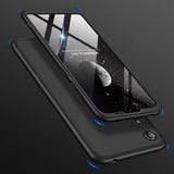 For HUAWEI HONOR 8A Ultra Slim PC Back Cover Non-slip Shockproof 360 Degree Full Protective Case black