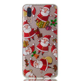 TPU Protective Phone Cover Soft Cute Cartoon Christmas Style Shell for Huawei P20