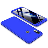 For XIAOMI Redmi S2/Y2 Ultra Slim Back Cover Non-slip Shockproof 360 Degree Full Protective Case blue