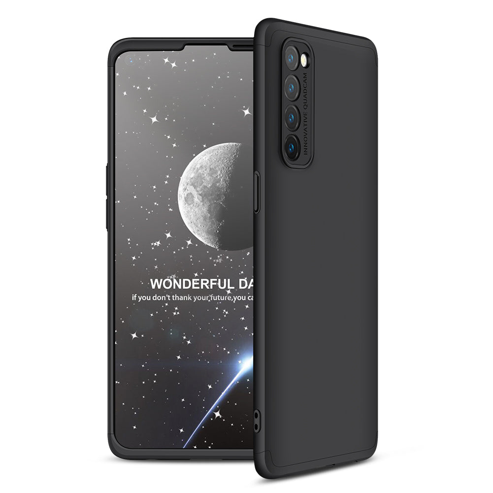 For OPPO Reno 4 /Reno 4 Pro International Edition Mobile Phone Cover 360 Degree Full Protection Phone Case black